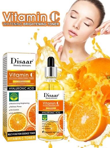 Disaar Vitamin C & Hyaluronic Acid Face Serum/anti-aging Serum it protects the skin from harsh sun, helps the skin to restore whiteness, stimulates collagen production, prevents the skin from sagging.