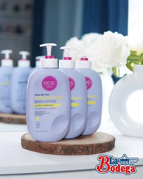 Eos Shea Better Vanilla Cashmere Body Lotion 24H Moisture - Indulgent, Long-Lasting Hydration-473ml it offers intense hydration without heaviness, making it perfect for daily.