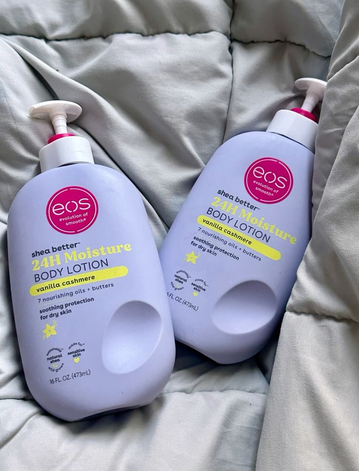 Eos Shea Better Vanilla Cashmere Body Lotion 24H Moisture - Indulgent, Long-Lasting Hydration-473ml it offers intense hydration without heaviness, making it perfect for daily.