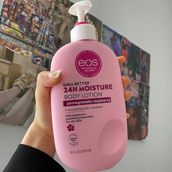 Eos Shea Better Body Lotion Pomegranate Raspberry, 24-Hour Moisture Skin Care, Lightweight & Non-Greasy, Natural Shea, Vegan-473ml Soothe and protect your skin with our lightweight, non-greasy .