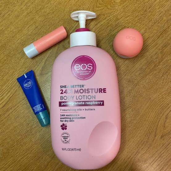 Eos Shea Better Body Lotion Pomegranate Raspberry, 24-Hour Moisture Skin Care, Lightweight & Non-Greasy, Natural Shea, Vegan-473ml Soothe and protect your skin with our lightweight, non-greasy .