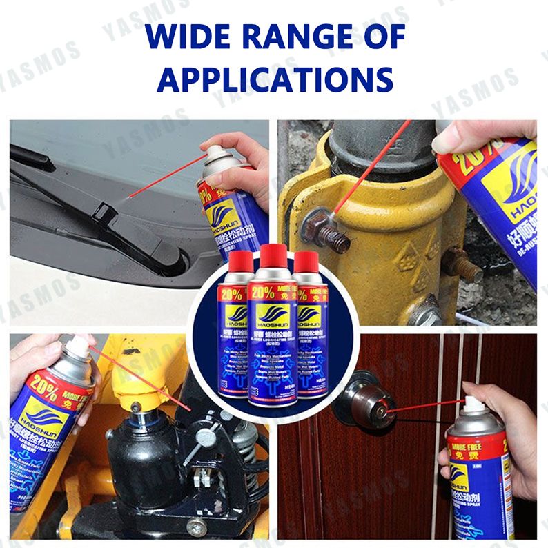 FT-40 Multi-Purpose Lubricant Spray – Rust Remover, Cleaner & Protector.Designed to penetrate stuck parts, reduce friction, and protect metal surfaces, it is ideal for household, automotive, workshop.