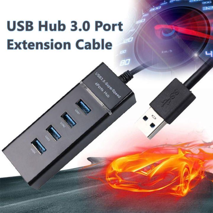 HUB Usb 3.0 HUB 4 Port For Laptop/PC .The USB hub supports multiple systems such as for MacBook Air,Laptop,iMac,PC,USB Flash Drives,Hard Drive 【Protect External Devices】
