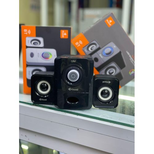Kisonli U-2900 USB Speaker.For Computers, For Televisions, For Smartphones or Tablets, For Music Players
