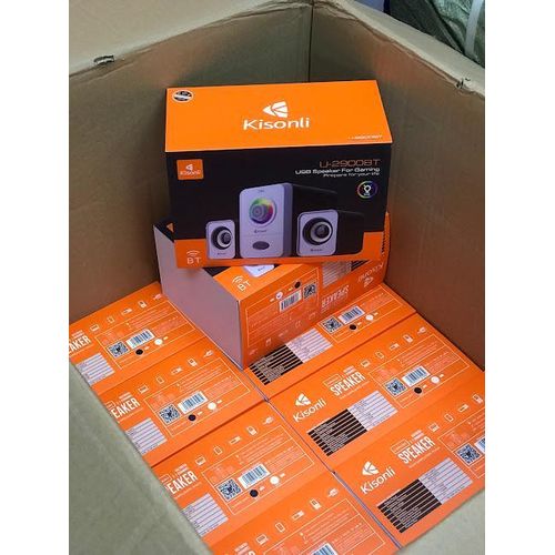 Kisonli U-2900 USB Speaker.For Computers, For Televisions, For Smartphones or Tablets, For Music Players