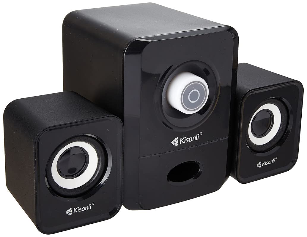 Kisonli U-2900 USB Speaker.For Computers, For Televisions, For Smartphones or Tablets, For Music Players