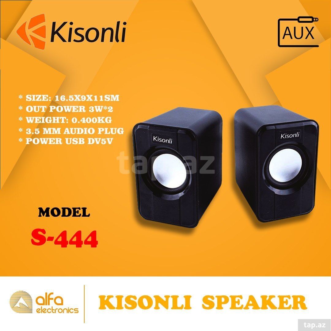 Kisonli Portable Desktop/Laptop USB Speakers Can be easily connected laptop, PC, MP3, MP4, mobile phones, entertainment facilities, such as the only, listen to the music style7.