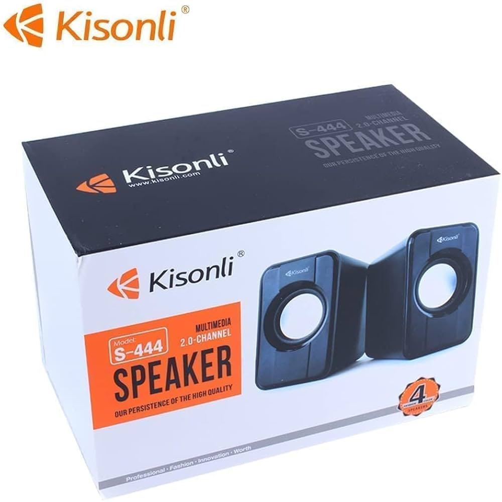 Kisonli Portable Desktop/Laptop USB Speakers Can be easily connected laptop, PC, MP3, MP4, mobile phones, entertainment facilities, such as the only, listen to the music style7.