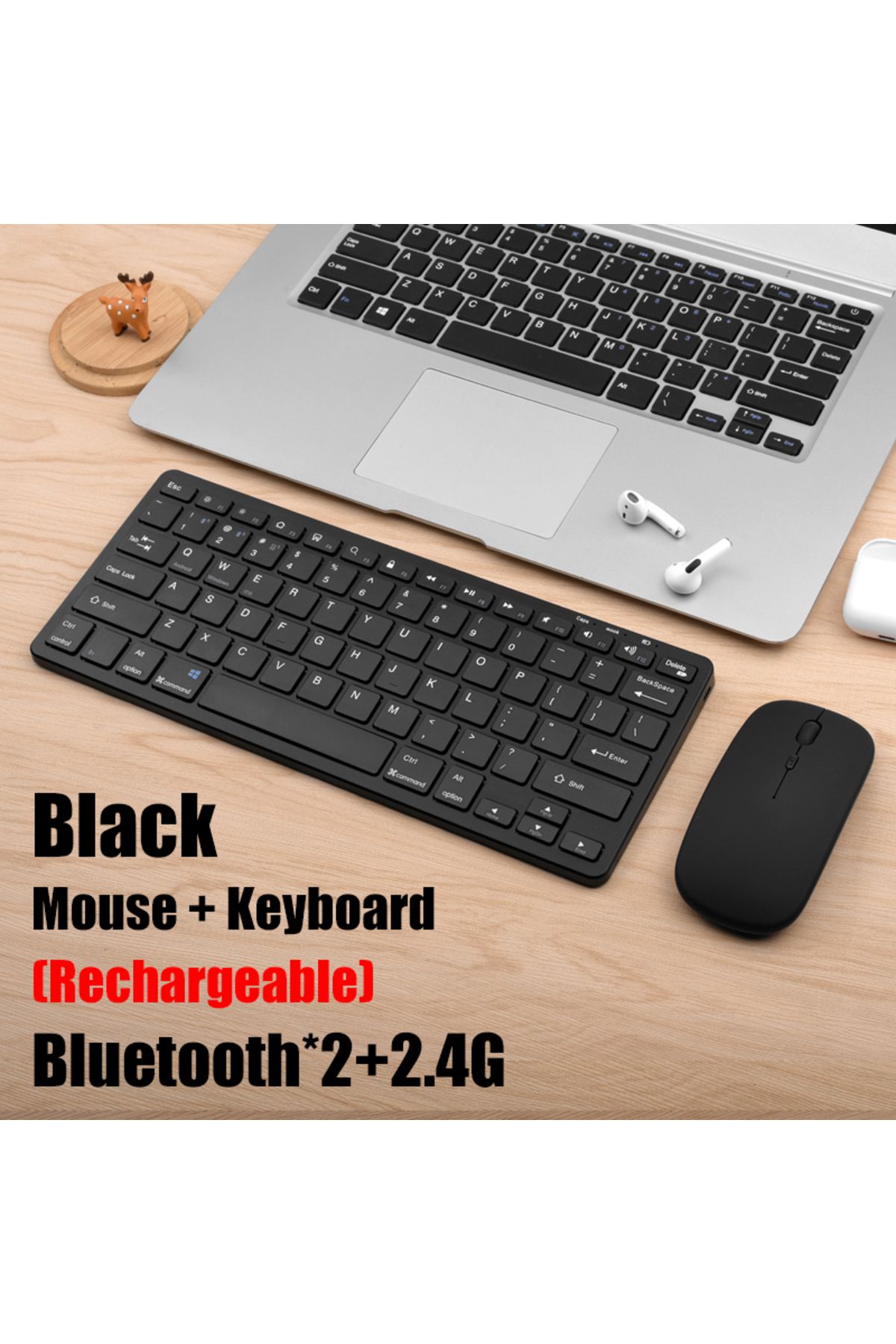 Universal Brand New Mini Wireless Keyboard & Mouse Combo – GKM901.the convenience of wireless technology, the GKM901 offers a comprehensive package that meets various requirements.