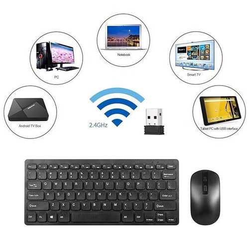 Universal Brand New Mini Wireless Keyboard & Mouse Combo – GKM901.the convenience of wireless technology, the GKM901 offers a comprehensive package that meets various requirements.