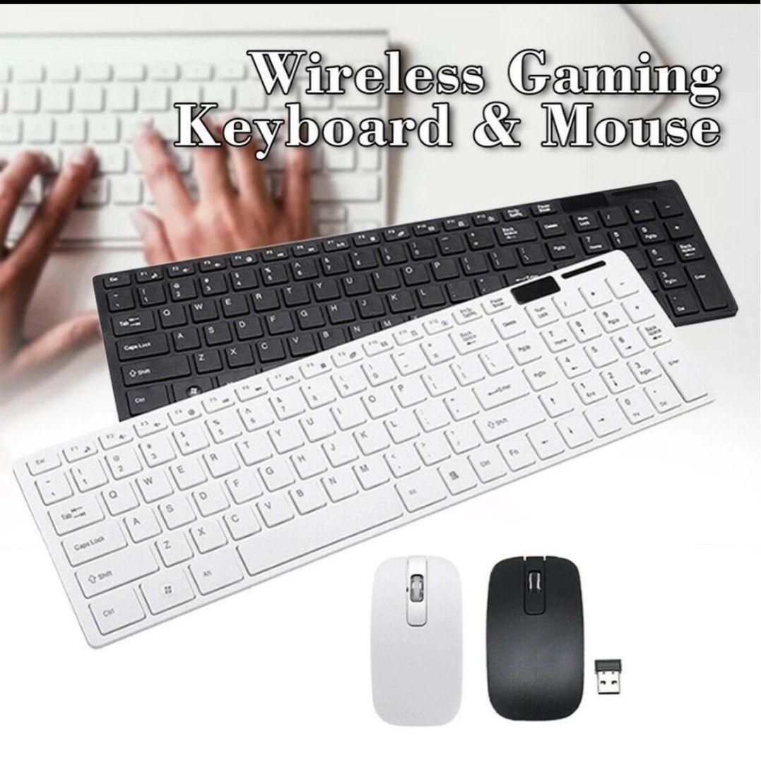 Universal Brand New Mini Wireless Keyboard & Mouse Combo – GKM901.the convenience of wireless technology, the GKM901 offers a comprehensive package that meets various requirements.