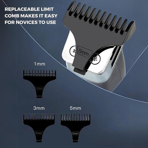 Nikai NK-822 Rechargeable 3-in-1 Hair Clipper & Shaver – Black the high-precision steel blades deliver a snag-free trim, while the powerful rechargeable battery ensures consistent performance.