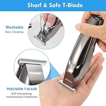 Nikai NK-822 Rechargeable 3-in-1 Hair Clipper & Shaver – Black the high-precision steel blades deliver a snag-free trim, while the powerful rechargeable battery ensures consistent performance.
