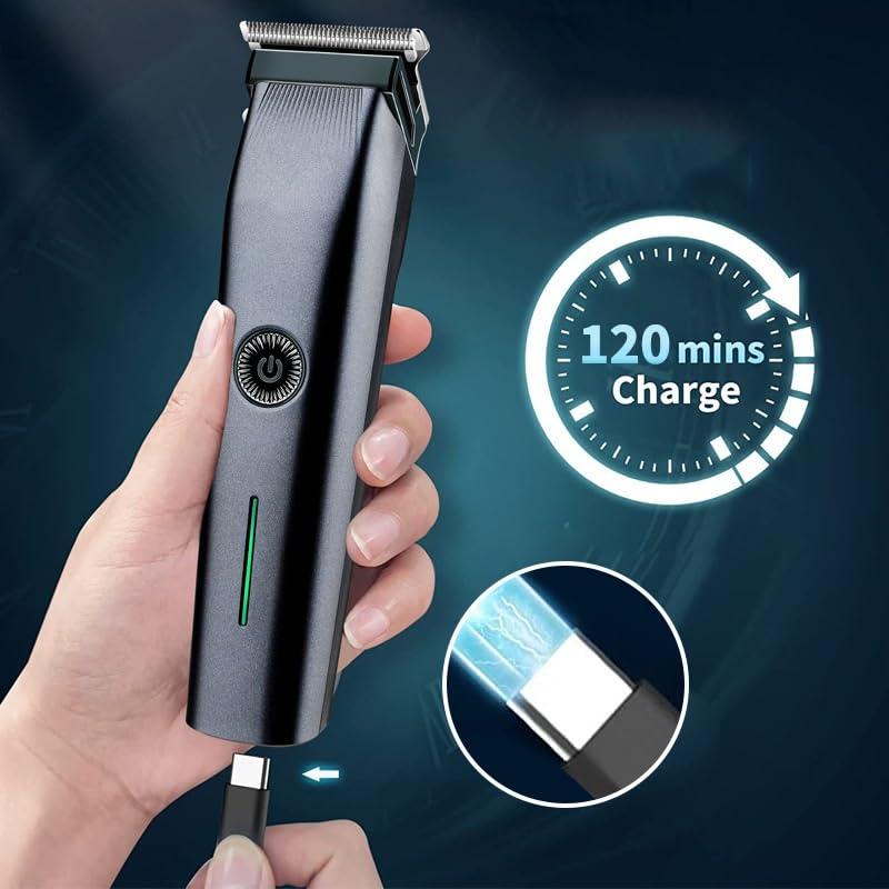 Nikai NK-822 Rechargeable 3-in-1 Hair Clipper & Shaver – Black the high-precision steel blades deliver a snag-free trim, while the powerful rechargeable battery ensures consistent performance.