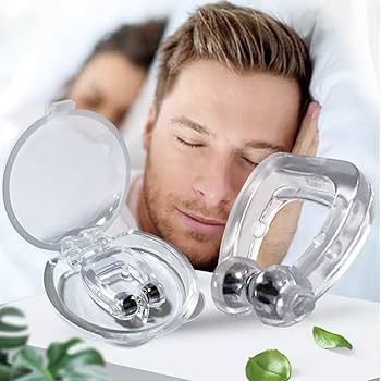 3 PCS Snoring Stop Silicone Magnetic Anti Snore Nose Clip Device is designed to maximize airflow through the nasal passage ways.Applicable to any shape of nostrils., EFFECTIVE AND REUSABLE.