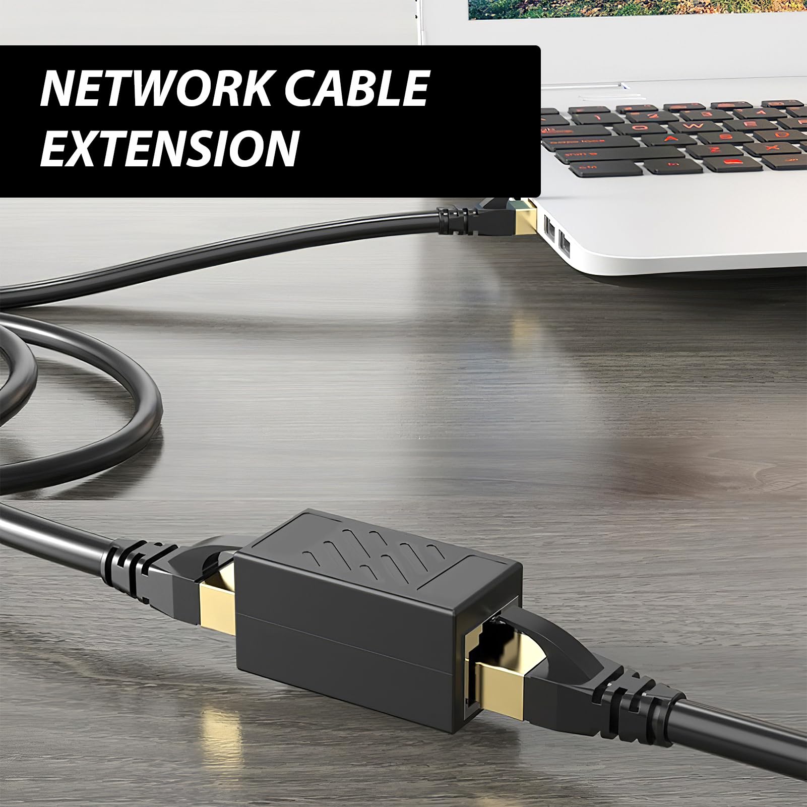 RJ45 Ethernet Cable Connector are metallic shielded to prevent electrical interference. 8P8C female to female Ethernet coupler work perfectly