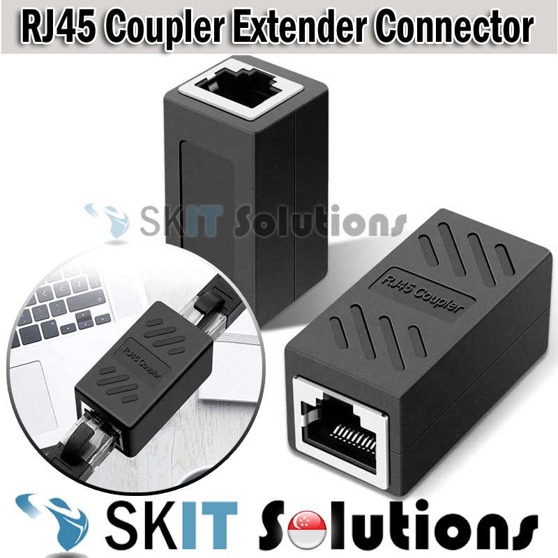 RJ45 Ethernet Cable Connector are metallic shielded to prevent electrical interference. 8P8C female to female Ethernet coupler work perfectly