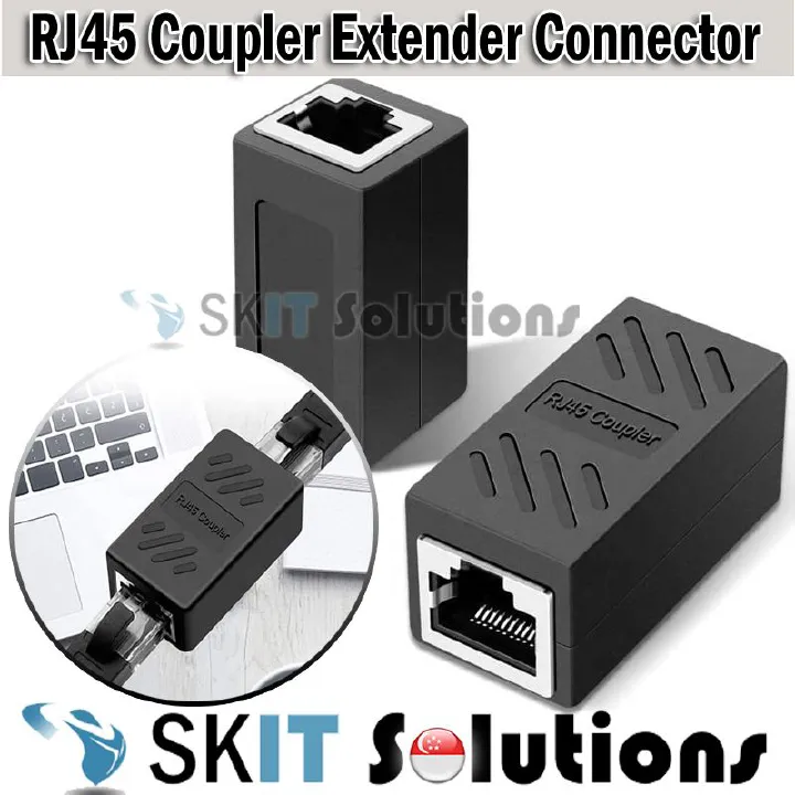RJ45 Ethernet Cable Connector are metallic shielded to prevent electrical interference. 8P8C female to female Ethernet coupler work perfectly