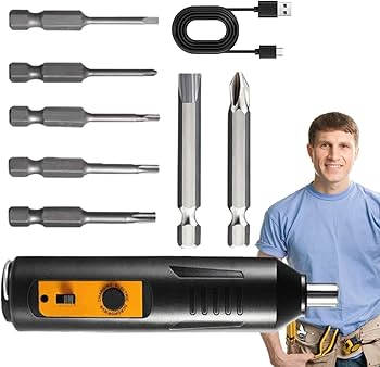 Powerful Compact Electric Screwdriver Set,Rechargeable Cordless Mini Electric Screwdriver it boasts over-current protection, over-temperature protection,voltage protection,and comprehensive charging.