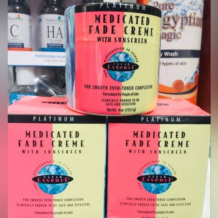 Clear Essence Medicated Fade Crème For Smooth Even Toned Complexion velvety cream absorbs quickly into the skin and contains the gold-standard for skin lightening,which visibly reduces the dark spots.