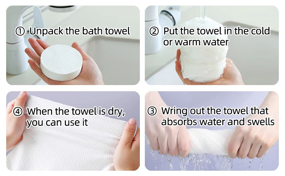 Magic Compact Towels Pack Of 20 Pieces Coin Tissues Towel is made of non-woven cotton, which is hygiene and biodegradable, no spices, no preservatives, no alcohol and no fluoresce.