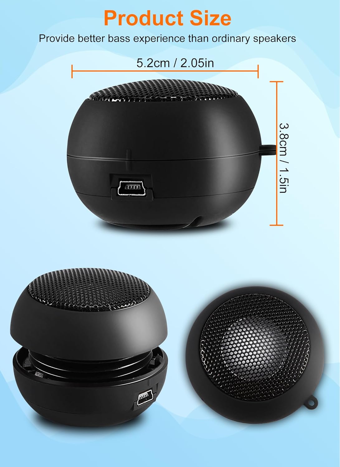 WS New Model Mini Wireless Speaker WS-701 WSTER 3W bluetooth Speaker Type c Port Cheap Price Speaker a compact, mini wireless speaker designed for portability.