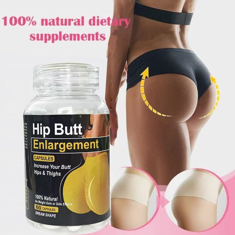 Maca Pills Buttock Booty Hip Enlargement Capsule Big Butt Enhancement Aguaje Capsules.Marketed to enhance body curves by directing fats to the hips and buttocks.