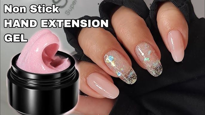 RONIKI Builder Gel, a self-shaping, hard gel used for artificial nail applications and strengthening natural nails. It is commonly used in professional nail salons or for at-home manicures .