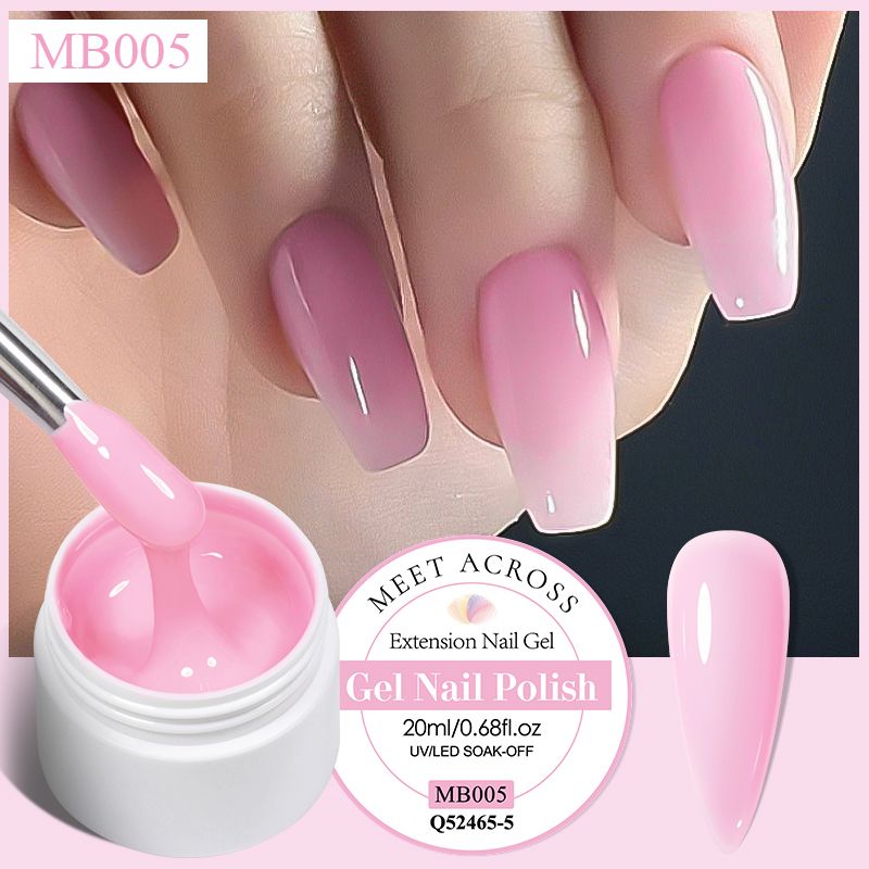 RONIKI Builder Gel, a self-shaping, hard gel used for artificial nail applications and strengthening natural nails. It is commonly used in professional nail salons or for at-home manicures .