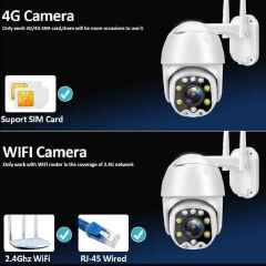WIRELESS DAY AND NIGHT VISION OUTDOOR SMART WIFI IP CCTV SECURITY CAMERA 360 PTZ.Waterproof / Weatherproof, Two-Way Audio, Pan-Tilt, Night Vision, Reset, Built-In Mic, Wide Angle.