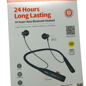 U&I Wireless Bluetooth Neck Band Headphone Earbuds Earphones Includes an integrated microphone and multifunctional controls for managing calls and volume.