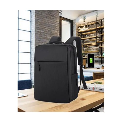 Business Laptop Backpack – Waterproof, Anti-Theft, USB Charging Port, Large Capacity – Black waterproof material with an anti-theft design, it keeps your belongings secure.