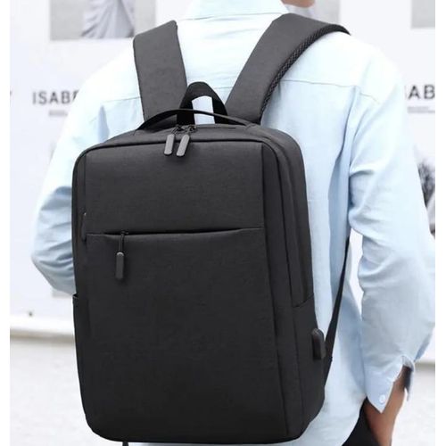 Business Laptop Backpack – Waterproof, Anti-Theft, USB Charging Port, Large Capacity – Black waterproof material with an anti-theft design, it keeps your belongings secure.