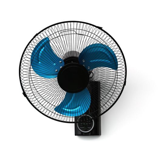Nunix WFS-18 18 Inch Wall Fan High Speed Cooling with 3 Adjustable Speeds and Remote Control for Home Office Bedroom Durable Metal Grill and Quiet Operations.