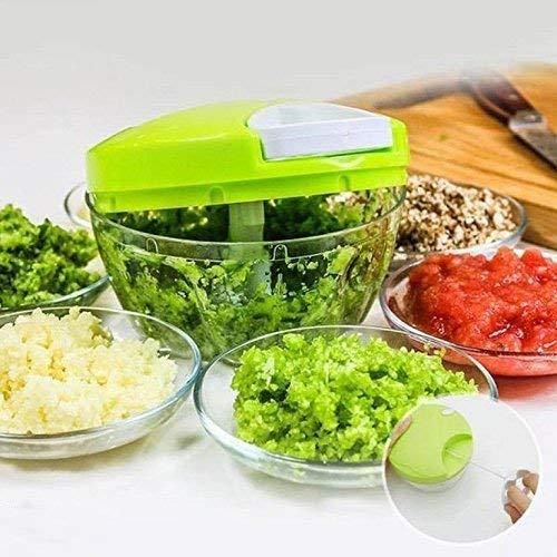 Emergity Plastic Manual Vegetable Chopper For Kitchen, Vegetable Cutter For Kitchen, Onion Cutter, Onion Chopper chop vegetables, fruits, nuts, and herbs, but it also handles meat, tomatoes, avocados.