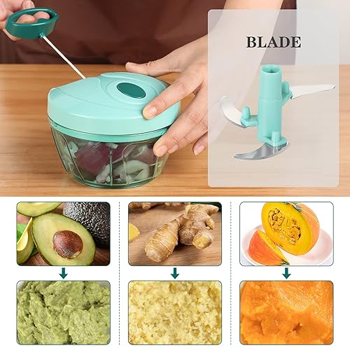 Emergity Plastic Manual Vegetable Chopper For Kitchen, Vegetable Cutter For Kitchen, Onion Cutter, Onion Chopper chop vegetables, fruits, nuts, and herbs, but it also handles meat, tomatoes, avocados.