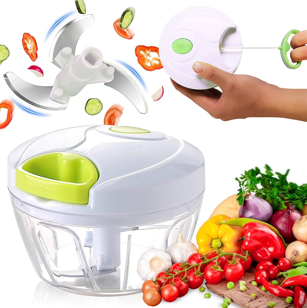 Emergity Plastic Manual Vegetable Chopper For Kitchen, Vegetable Cutter For Kitchen, Onion Cutter, Onion Chopper chop vegetables, fruits, nuts, and herbs, but it also handles meat, tomatoes, avocados.