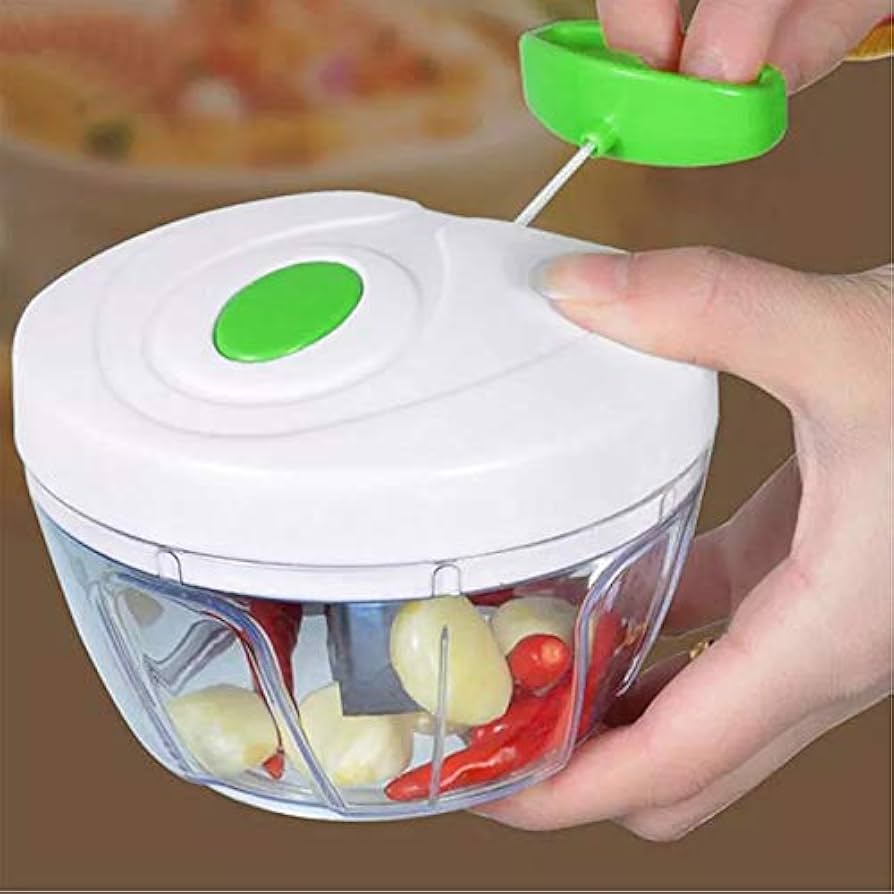 Emergity Plastic Manual Vegetable Chopper For Kitchen, Vegetable Cutter For Kitchen, Onion Cutter, Onion Chopper chop vegetables, fruits, nuts, and herbs, but it also handles meat, tomatoes, avocados.