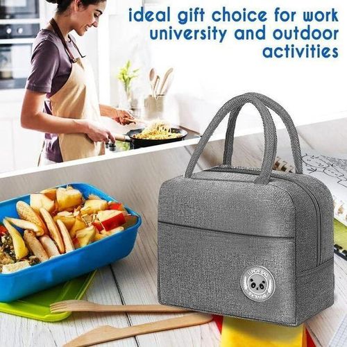 Hot Sale 8 Litre Cool Bag, Small, Lunch Bag, Lunch Bag, Thermal Bag, Insulated Bag, Picnic Bag, Small Cool Bag For On The Go To Keep Lunch Warm, MULTICOLOR lined with eco-friendly aluminum foil.