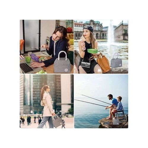 Hot Sale 8 Litre Cool Bag, Small, Lunch Bag, Lunch Bag, Thermal Bag, Insulated Bag, Picnic Bag, Small Cool Bag For On The Go To Keep Lunch Warm, MULTICOLOR lined with eco-friendly aluminum foil.