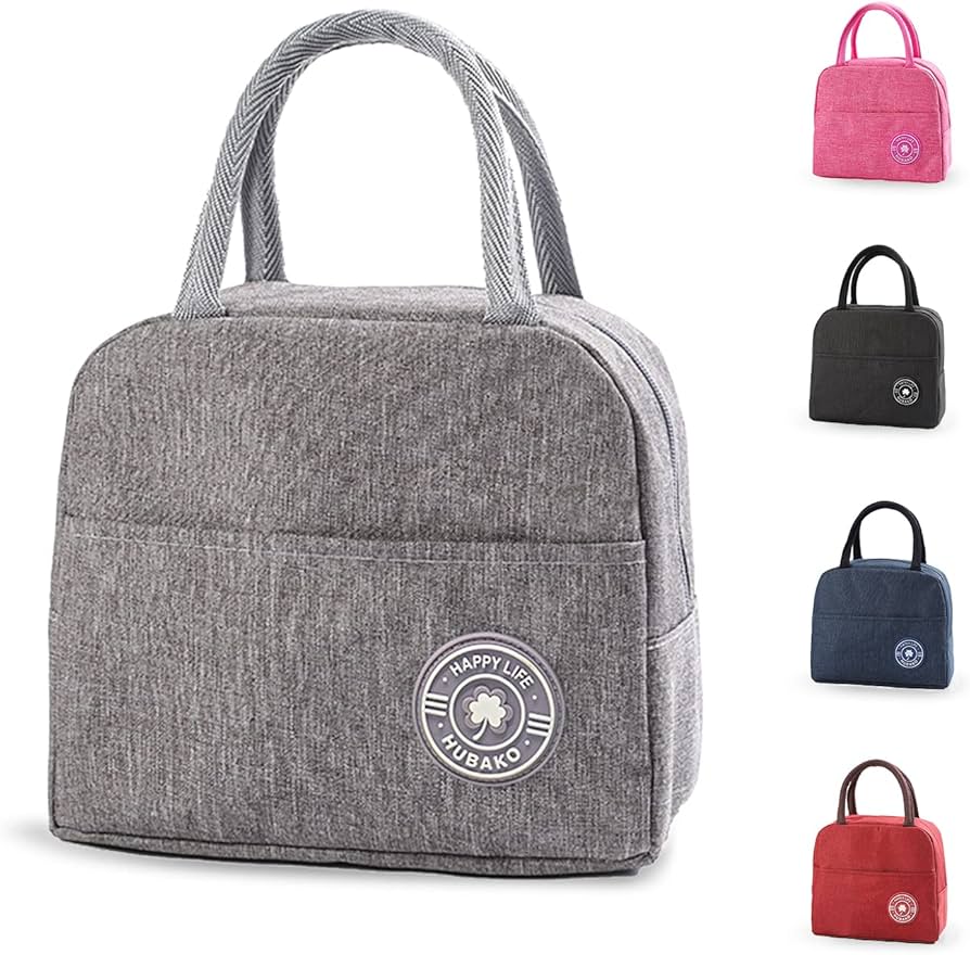 Hot Sale 8 Litre Cool Bag, Small, Lunch Bag, Lunch Bag, Thermal Bag, Insulated Bag, Picnic Bag, Small Cool Bag For On The Go To Keep Lunch Warm, MULTICOLOR lined with eco-friendly aluminum foil.