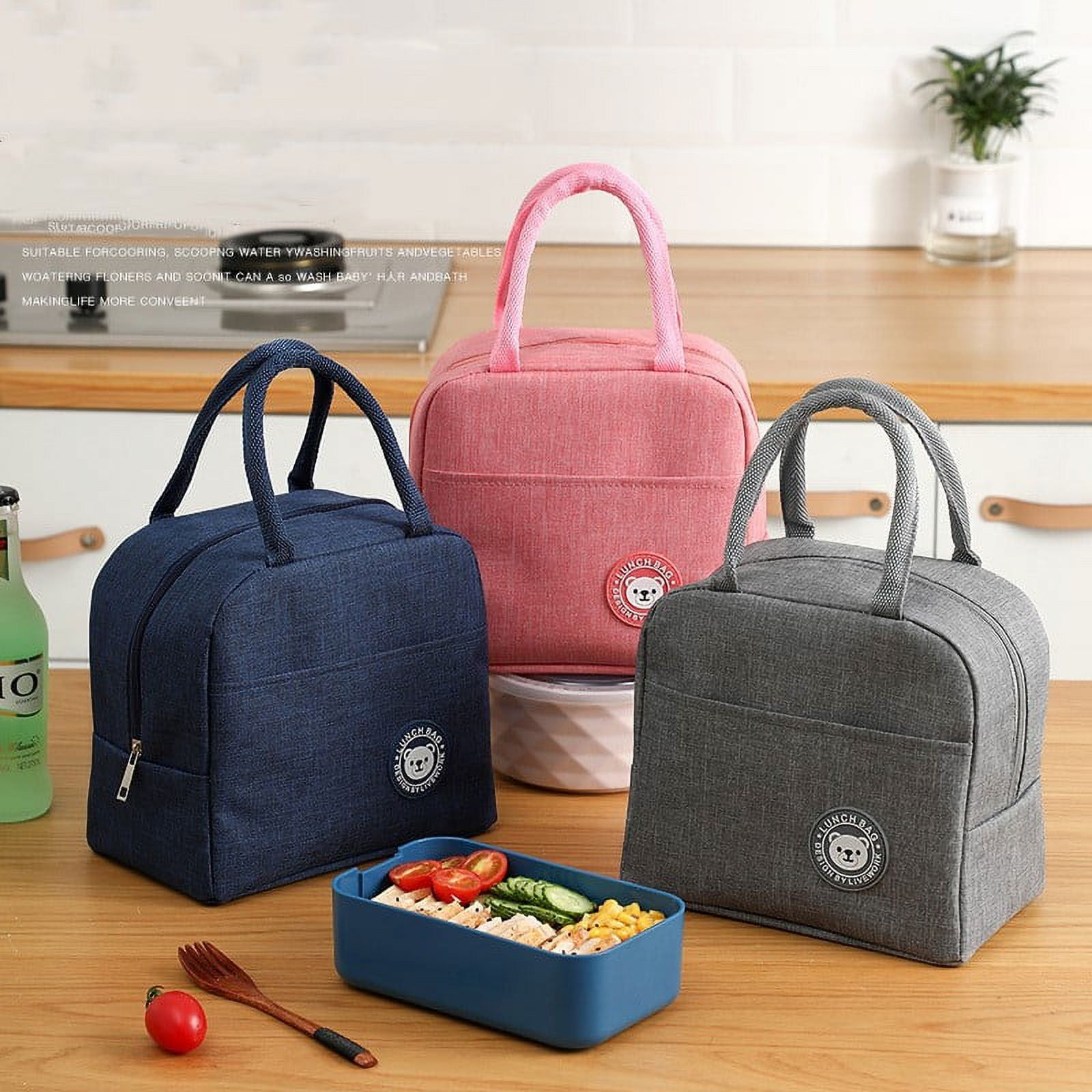 Hot Sale 8 Litre Cool Bag, Small, Lunch Bag, Lunch Bag, Thermal Bag, Insulated Bag, Picnic Bag, Small Cool Bag For On The Go To Keep Lunch Warm, MULTICOLOR lined with eco-friendly aluminum foil.