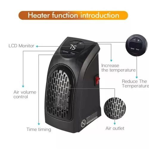 Portable Room Heater With Automatic Timer Digital LED Display allows to travel with you wherever you’d like to keep warmYou no longer have to worry about being cold while sleeping, showering, working.