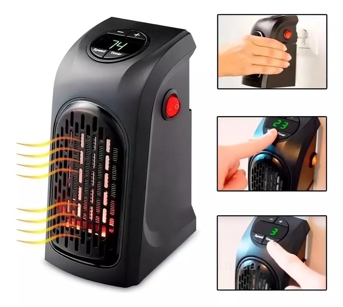 Portable Room Heater With Automatic Timer Digital LED Display allows to travel with you wherever you’d like to keep warmYou no longer have to worry about being cold while sleeping, showering, working.