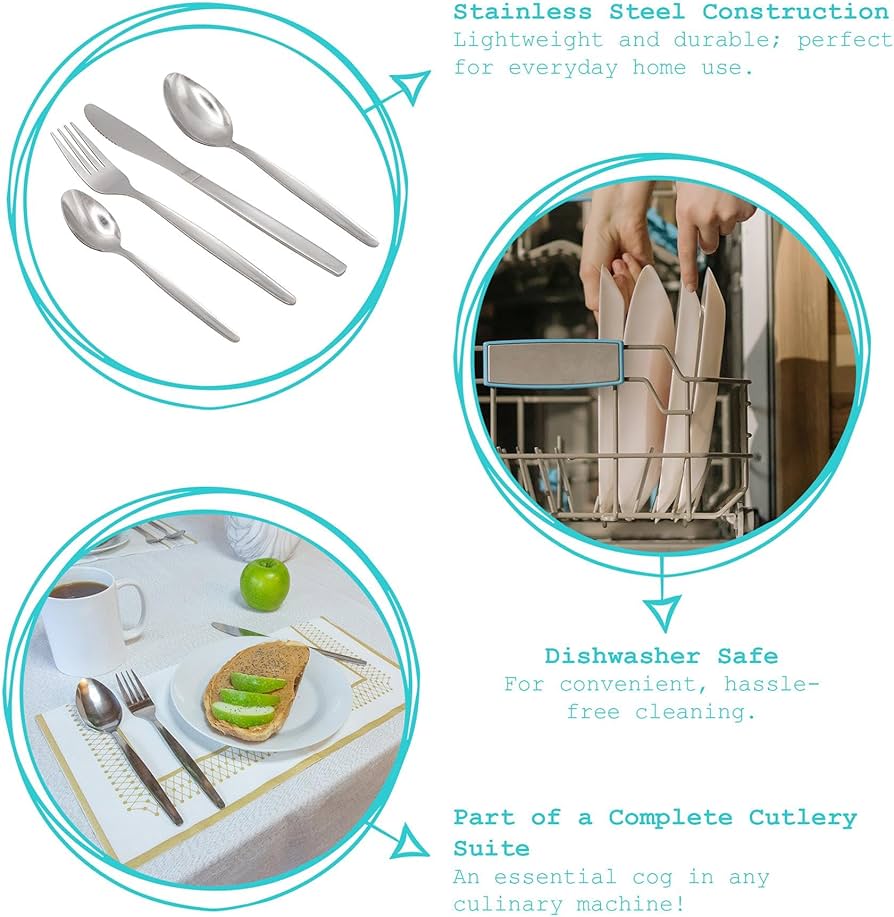 24pcs Heavy Duty Quality Cutlery Sets(GOLD, SILVER) set is inclusive of 6 Dinner Spoons, 6 Dinner Forks, 6 Teaspoons, and 6 Tea Spoons.it is made of stainless steel, which is known for its longevity .