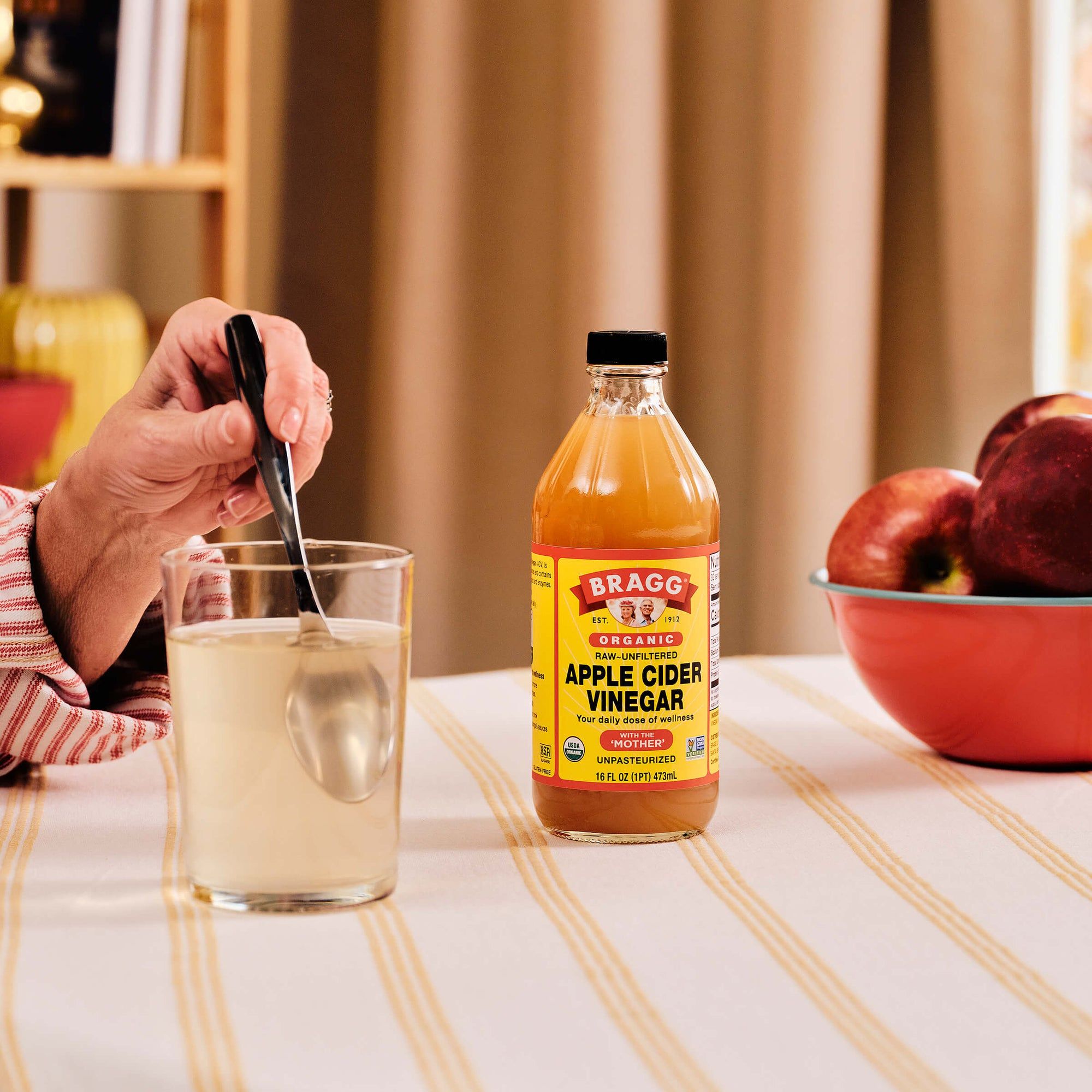 Bragg Apple Cider Vinegar Organic, Raw/Unfiltered, With ' The Mother'-473ml is full of zesty natural goodness and contains the amazing 'mother' of vinegar which occurs naturally as connected strand .