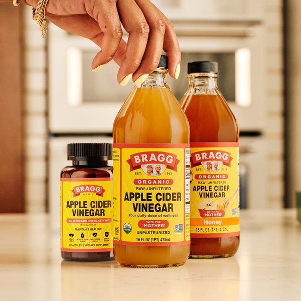 Bragg Apple Cider Vinegar Organic, Raw/Unfiltered, With ' The Mother'-473ml is full of zesty natural goodness and contains the amazing 'mother' of vinegar which occurs naturally as connected strand .