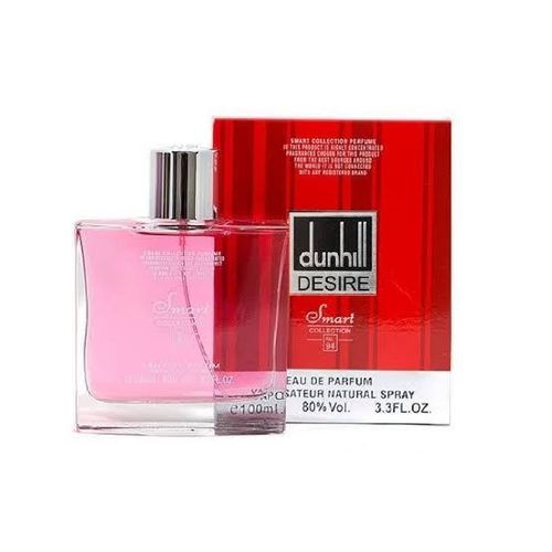 Designers Collection Smart Collection Dunhill Desire Red EDT For MAN 100ml No. 94 It features top notes of apple, orange blossom, bergamot, and citrus, with a heart of rose, patchouli, and teakwood.