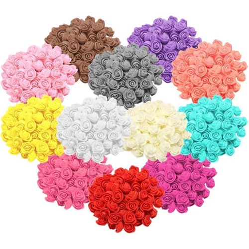 mirror decor 50Pcs Mini 3. 5cm PE Foam Rose Flower Head, Artificial Rose Flowers, Artificial Rose Fake Foam Flowers Head,Handmade DIY Wedding Home Decoration foam, which gives them a realistic.