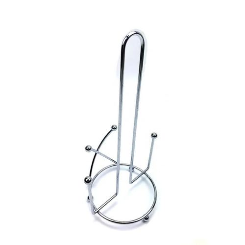 Metallic Paper Towel Stand Holder /Tissue Holder For Kitchen / Bathroom is a high quality modern design free standing chrome toilet paper/kitchen roll holder. This product has a stylish modern design.